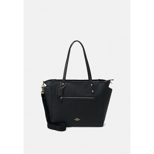 コーチ レディース トートバッグ バッグ POLISHED PEBBLE BABY BAG - Tote bag - black black