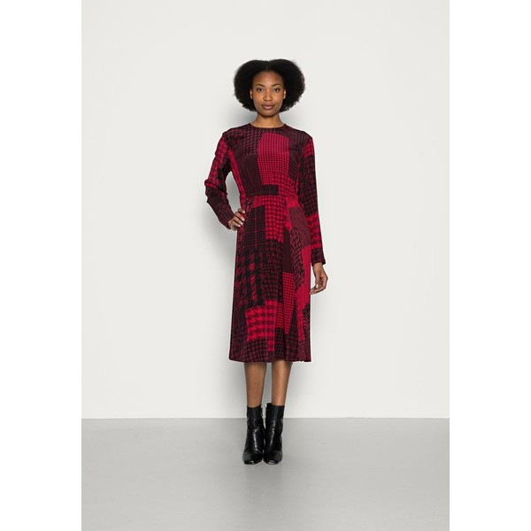 トミー ヒルフィガー レディース ワンピース トップス ICON PATCHWORK MIDI DRESS - Day dress - red red