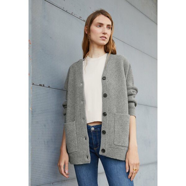 フィリッパコー レディース ニット&セーター アウター MARGAUX CARDIGAN - Cardigan - mid grey melange mid grey melange