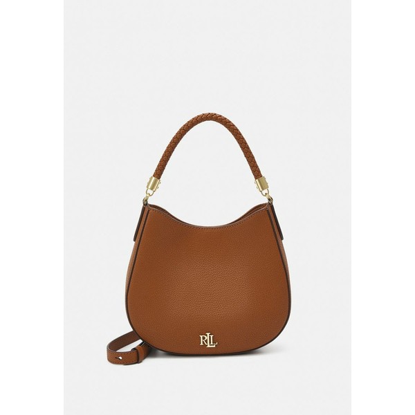 ラルフローレン レディース ハンドバッグ バッグ PEBBLED LEATHER CHARLI SHOULDER BAG - Handbag - tan tan