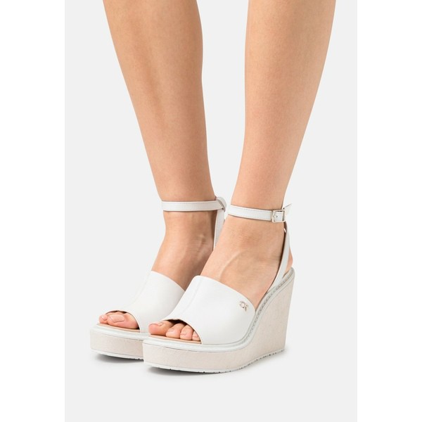 カルバンクライン レディース サンダル シューズ WEDGE ARCH - Platform sandals - neutral mono neutral mono