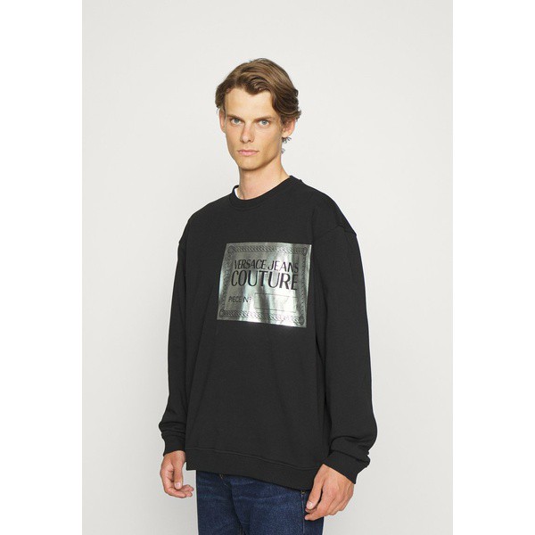 ベルサーチ メンズ パーカー・スウェットシャツ アウター Sweatshirt - black black