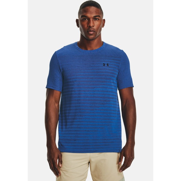 手数料安い アンダーアーマー メンズ Tシャツ トップス Seamless Fade Sports Shirt Blue Circuit Blue Circuit 最安 Centrodeladultomayor Com Uy