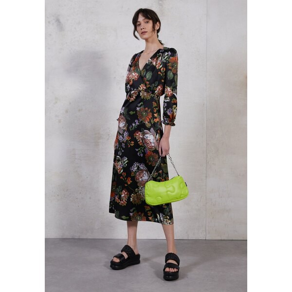 ヴィヴェッタ レディース ワンピース トップス ABITO TESSUTO - Day dress - stampa fondo nero stampa fondo nero