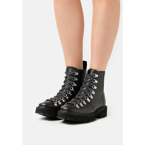 グレンソン レディース ブーツ＆レインブーツ シューズ NANETTE VEGAN - Lace-up ankle boots - black black