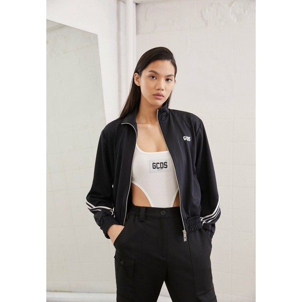 ジーシーディーエス レディース コート アウター SPORTY TRACK JACKET - Training jacket - black black