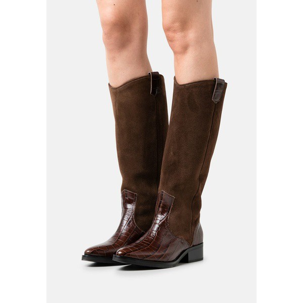 ヤス レディース ブーツ＆レインブーツ シューズ KNEE HIGH BOOTS - Boots - brown patina brown patina