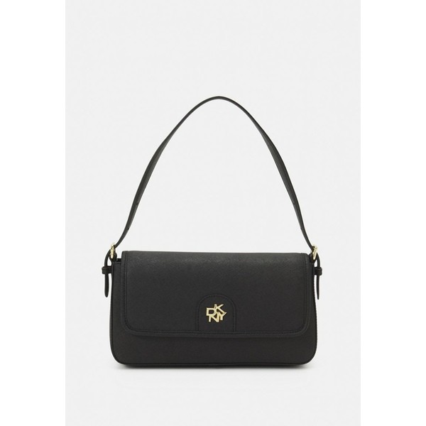 ダナ キャラン ニューヨーク レディース ハンドバッグ バッグ CAROL SHOULDER - Handbag - black/gold-coloured black/gold-coloured