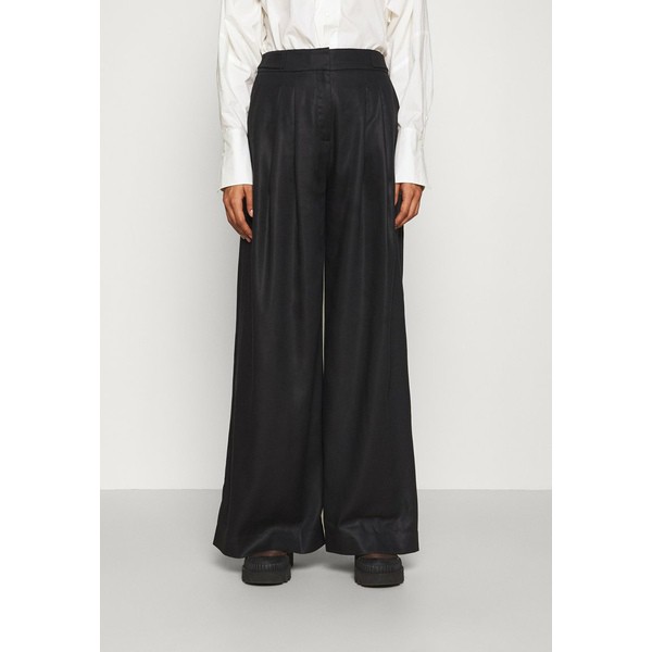 マザーオブパール レディース カジュアルパンツ ボトムス TAILORED TROUSER WITH WAISTBAND TABS - Trousers - black black