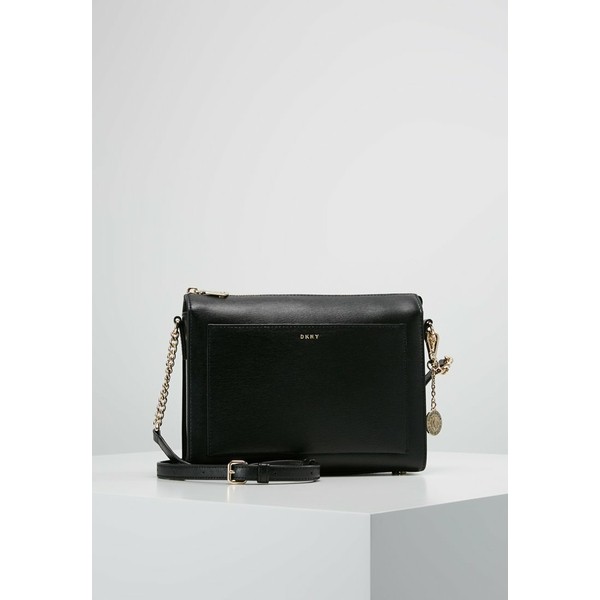 ダナ キャラン ニューヨーク レディース ショルダーバッグ バッグ SUTTON - Across body bag - black/gold black/gold