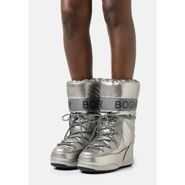 ボグナー レディース ブーツ＆レインブーツ シューズ LES ARCS - Winter boots - silver/black silver/black