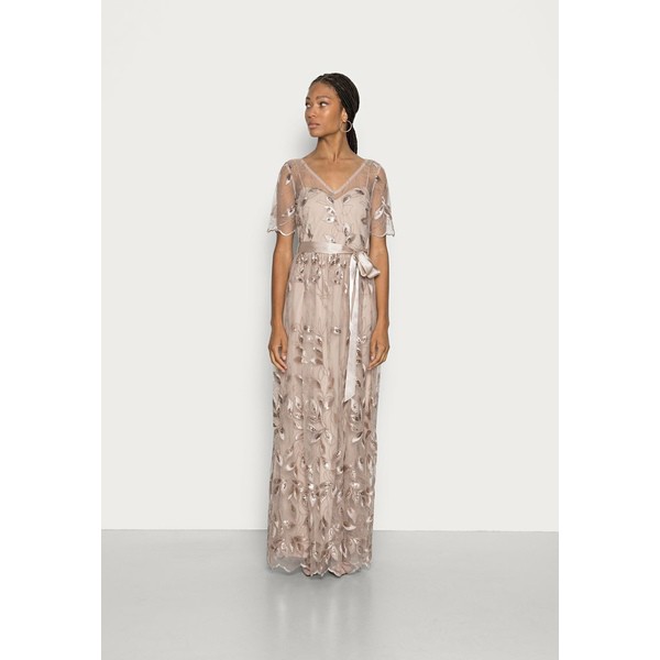 アドリアナ パペル レディース ワンピース トップス EMBROIDERED LONG BALLGOWN - Occasion wear - champagne gold champagne gold