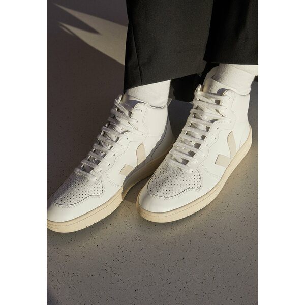 ヴェジャ メンズ スニーカー シューズ V-15 - High-top trainers - extra white/natural extra white/natural