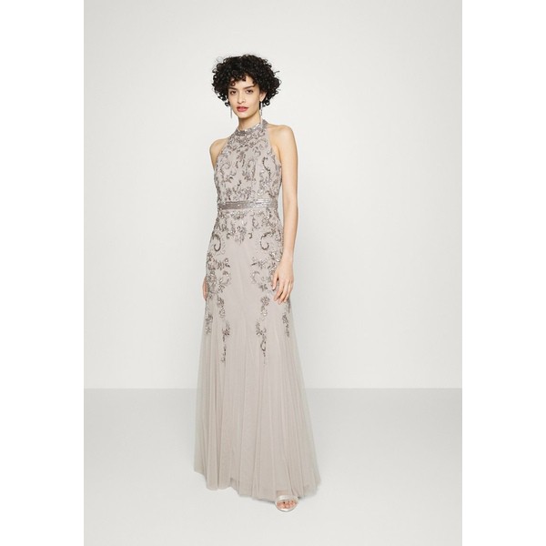 アドリアナ パペル レディース ワンピース トップス HALTER BEADED GOWN - Occasion wear - marble marble