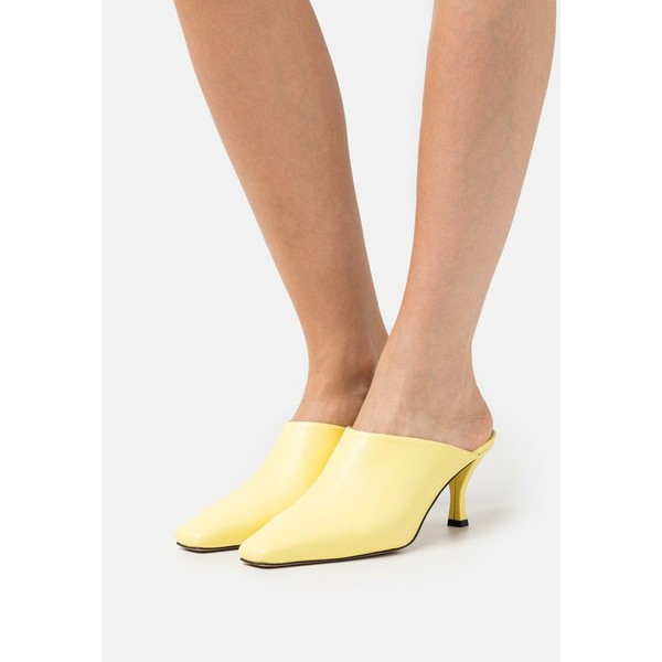 ボス レディース サンダル シューズ CHARLOTTE SABOT - Heeled mules - medium yellow medium yellow