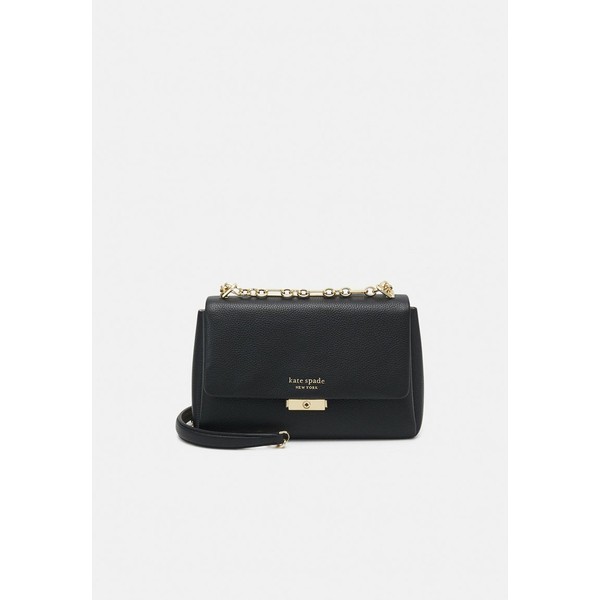 ケイト スペード レディース ショルダーバッグ バッグ CARLYLE PEBBLED MEDIUM SHOULDER BAG - Across body bag - black black