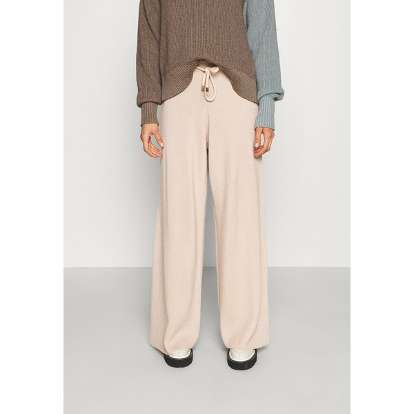 マザーオブパール レディース カジュアルパンツ ボトムス WIDE LEG TROUSER - Trousers - oatmeal oatmeal