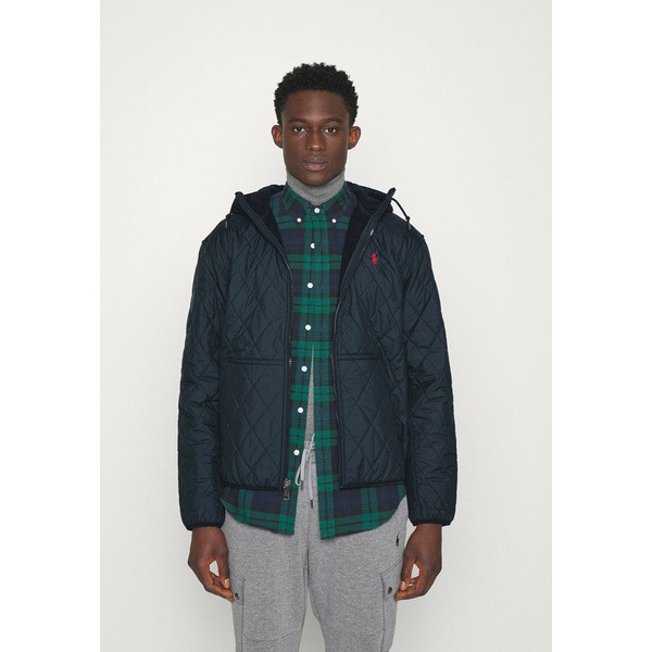 ラルフローレン メンズ コート アウター WATER-REPELLENT HOODED JACKET - Light jacket - college navy college navy