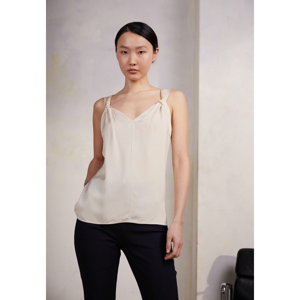 セオリー レディース シャツ トップス DRAPE MODER - Blouse - parchment parchment