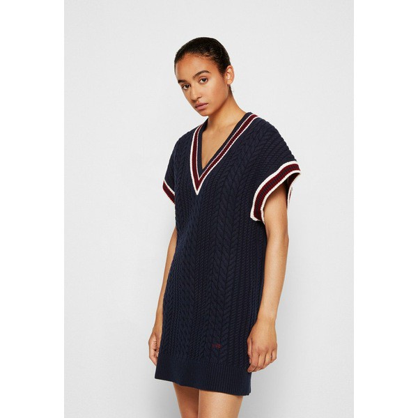 ビクトリアベックカム レディース ワンピース トップス CRICKET JUMPER DRESS - Jumper dress - midnight blue midnight blue