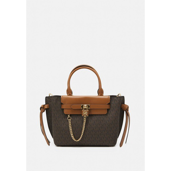 マイケルコース レディース ハンドバッグ バッグ HAMILTON LEGACY BELTED - Handbag - brown/acorn brown/acorn