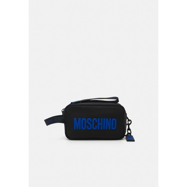 モスキーノ レディース ボディバッグ・ウエストポーチ バッグ RECYCLE UNISEX - Wash bag - black black