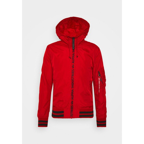 アルファインダストリーズ メンズ コート アウター HOODED - Summer jacket - speed red speed red