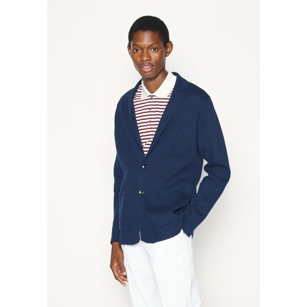 ボリオリ メンズ カーディガン アウター Cardigan - navy navy