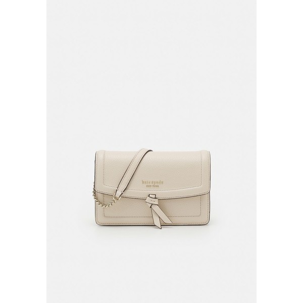 ケイト スペード レディース ショルダーバッグ バッグ KNOTT PEBBLED FLAP CROSSBODY - Across body bag - off white off white