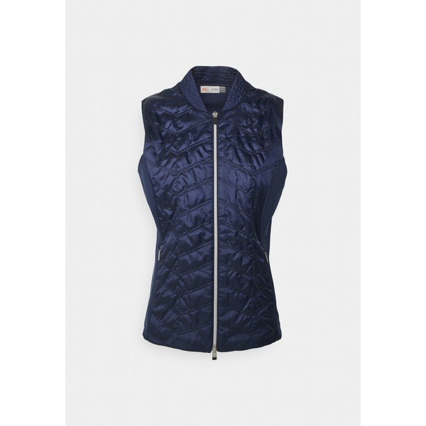 ケージェイユーエス レディース コート アウター WOMEN RETENTION VEST - Waistcoat - atlanta blue atlanta blue