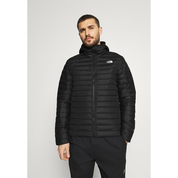 ノースフェイス メンズ コート アウター STRETCH HOODIE - Down jacket - black black