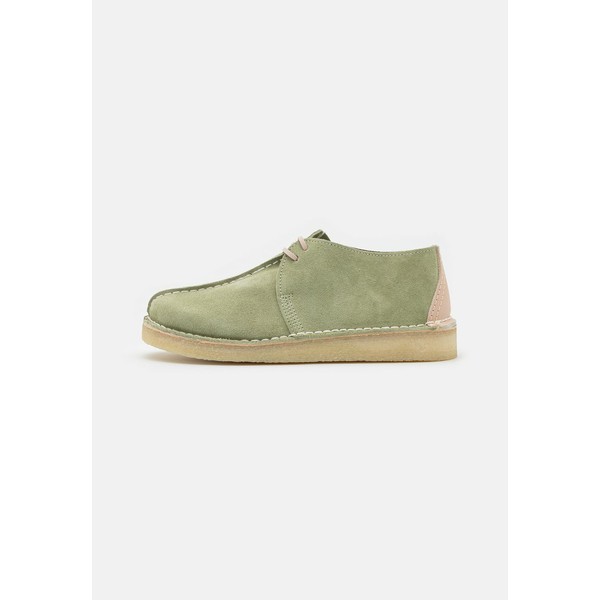 クラークス メンズ ドレスシューズ シューズ DESERT TREK - Casual lace-ups - pale green pale green