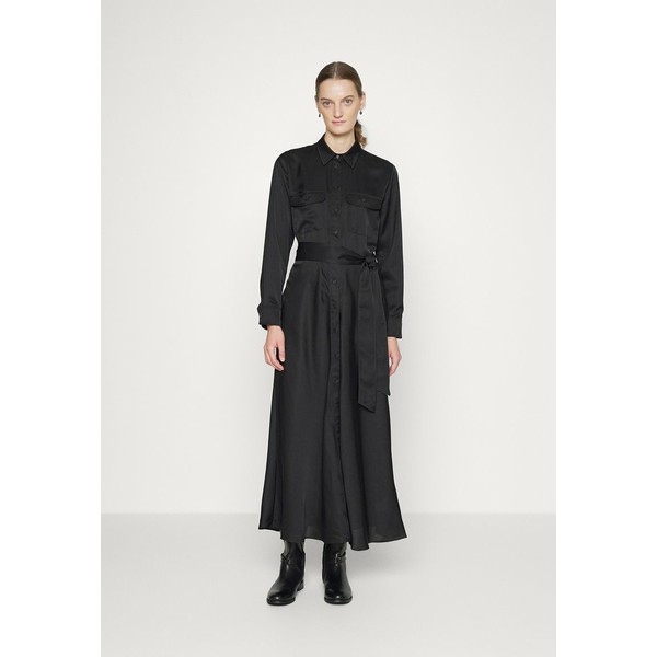 ラルフローレン レディース ワンピース トップス SATEEN MAXI SHIRTDRESS - Maxi dress - black black