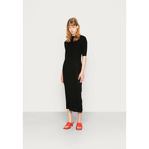 カルバンクライン レディース ワンピース トップス ESSENTIAL MIDI DRESS - Jumper dress - black black