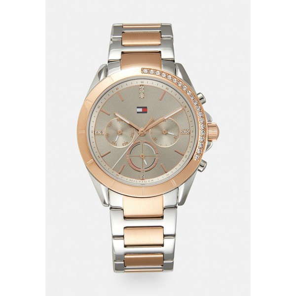 トミー ヒルフィガー レディース 腕時計 アクセサリー KENNEDY - Chronograph watch - silver-coloured/rose gold-coloured silver-colou