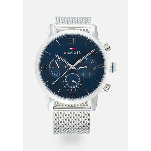 トミー ヒルフィガー メンズ 腕時計 アクセサリー SULLIVAN - Chronograph watch - silver-coloured/blue silver-coloured/blue