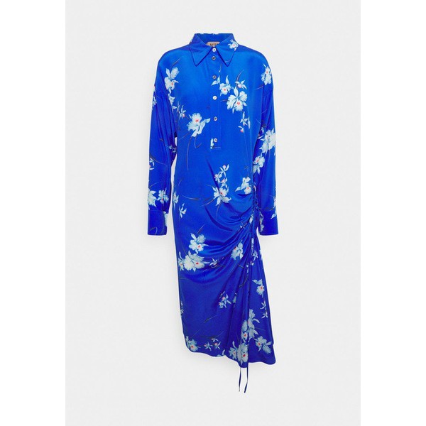 ヌメロ ヴェントゥーノ レディース ワンピース トップス ABITO TESSUTO - Shirt dress - fondo blu fondo blu