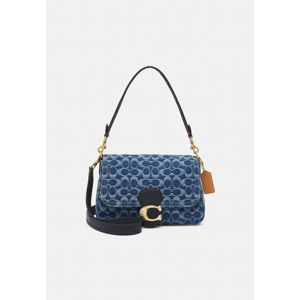 コーチ レディース ハンドバッグ バッグ SIGNATURE SOFT SHOULDER - Handbag - indigo midnight navy multi indigo midnight navy multi