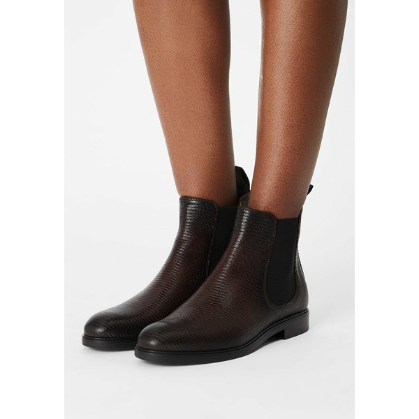 マルコポーロ レディース ブーツ＆レインブーツ シューズ Classic ankle boots - dark brown dark brown