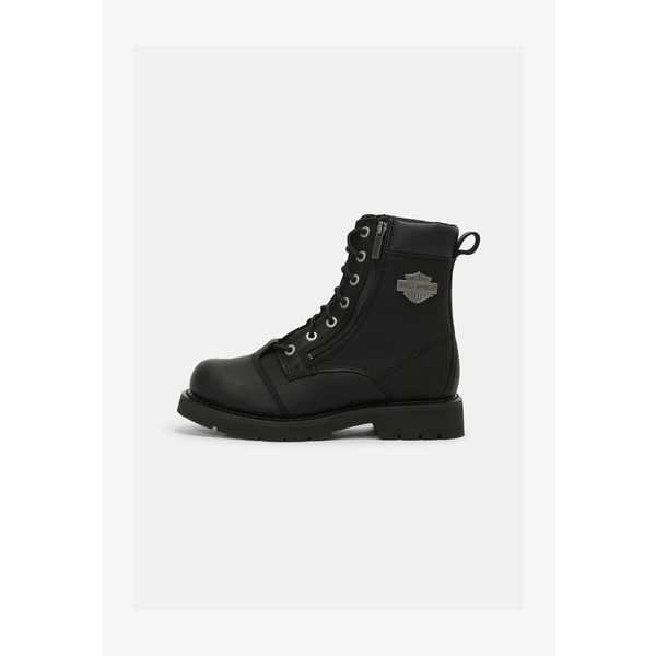 ハーレーダビットソン メンズ ブーツ＆レインブーツ シューズ LANDRY - Lace-up ankle boots - black black