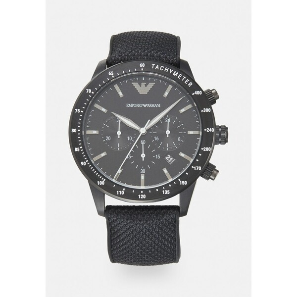 エンポリオ アルマーニ メンズ 腕時計 アクセサリー Chronograph watch - black black