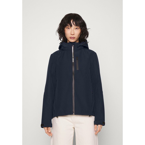 エコアルフ レディース コート アウター JACKET WOMAN - Waterproof jacket - blue navy blue navy