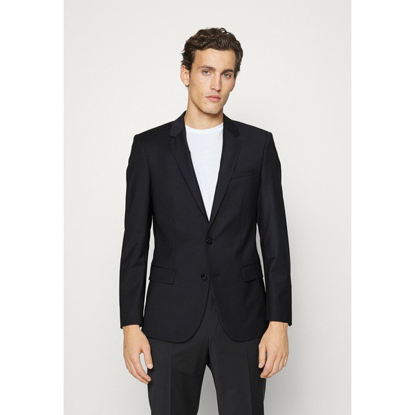 フューゴ メンズ パーカー・スウェットシャツ アウター HENRY - Suit jacket - black black