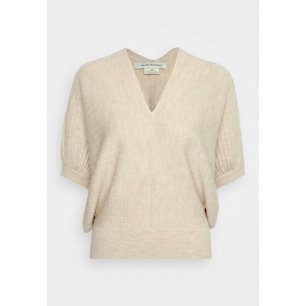 クラブ モナコ レディース パーカー・スウェットシャツ アウター V NECK - Jumper - tan tan