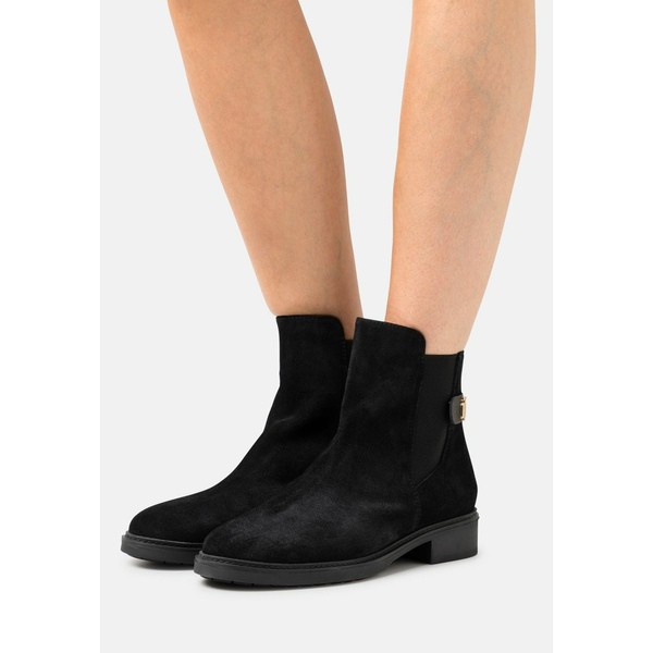 トミー ヒルフィガー レディース ブーツ＆レインブーツ シューズ COIN FLAT BOOT - Classic ankle boots - black black