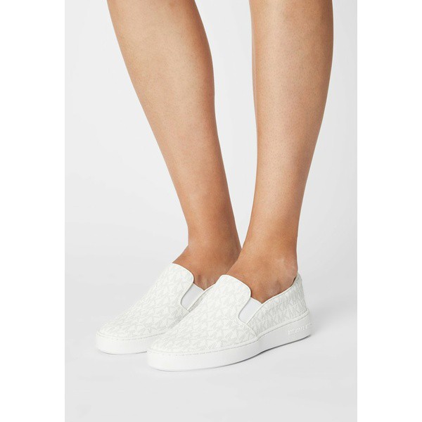 マイケルコース レディース スニーカー シューズ KEATON - Slip-ons - bright white bright white