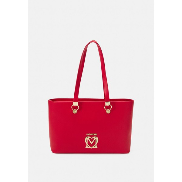 ラブ モスキーノ レディース トートバッグ バッグ KNOT HARDWARE SHOPPER - Tote bag - rosso rosso