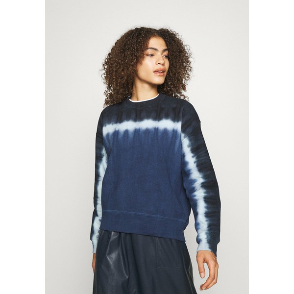 プロエンザ スクーラー ホワイト レーベル レディース パーカー・スウェットシャツ アウター TIE DYE - Sweatshirt - navy/aqua/black na