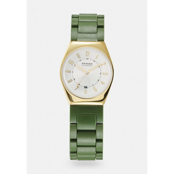 スカーゲン レディース 腕時計 アクセサリー GRENEN LILLE OCEAN - Watch - dark green dark green