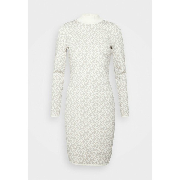 マイケルコース レディース ワンピース トップス MEGA DOT MOCK NECK DRESS - Jumper dress - bone bone